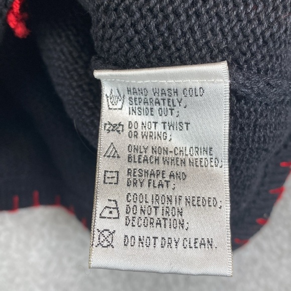 Vtg Victoria Jones Christmas cardigan M zipper beading & embroidery festive - Picture 10 of 11